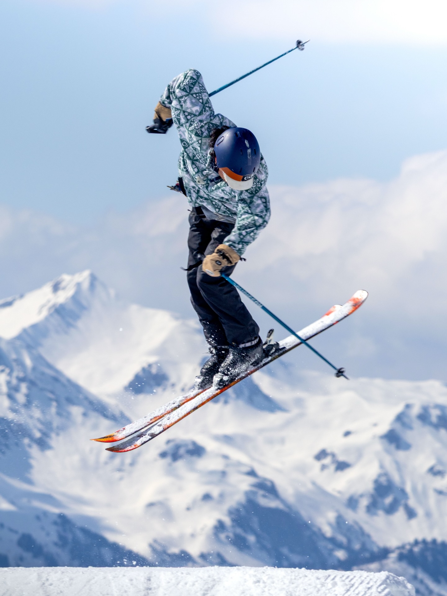 Snow Events freestyle kicker session Vars Karozacho