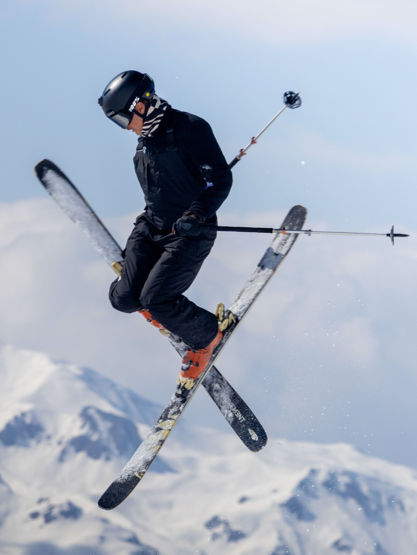 Alpejski szczyt poranek Snow Events Karozacho